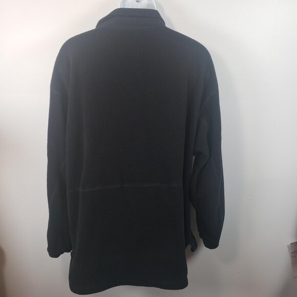 Reebok Mens XXL Black 1/4 Quarter Zip Fleece Pullover Outdoors Casual 2X / R50 - Picture 5 of 7